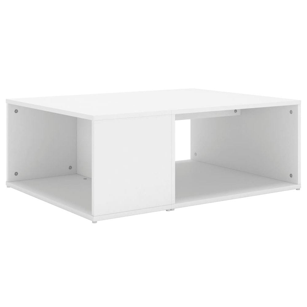 Vidaxl Konferenčný stolík biely 90x67x33 cm drevotrieska